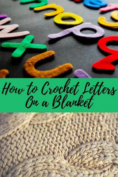 Crochet Letters on Blanket