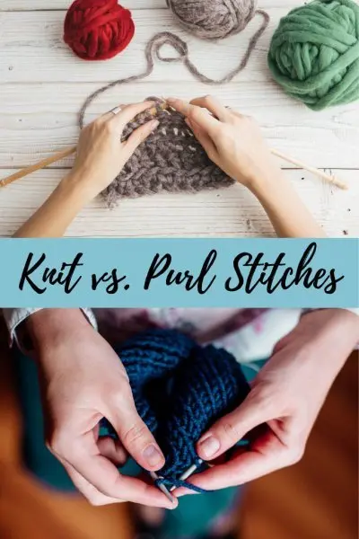 Knit vs Purl Stitches