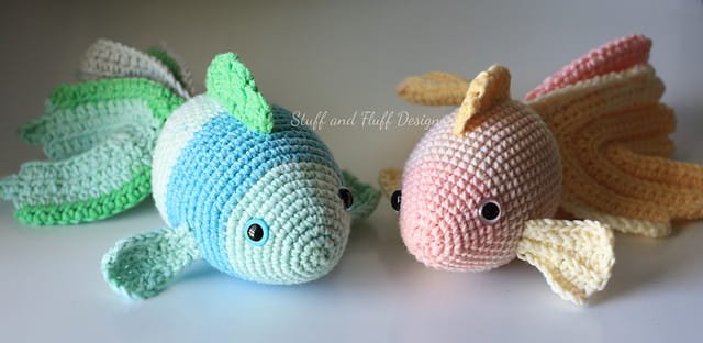 cute amigurumi fish