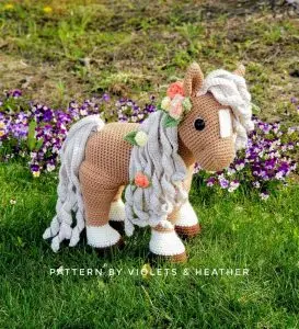cute crochet horse