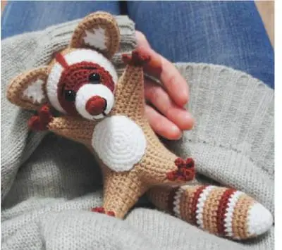 Mini Amigurumi Raccoon