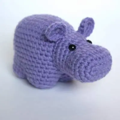 Mini Crochet Hippo