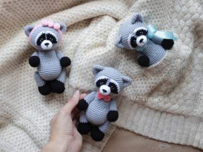 Tiny Raccoon Amigurumi