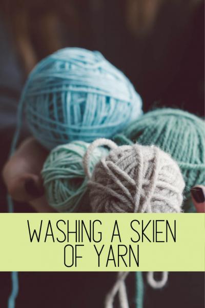 How to Wash Yarn